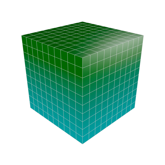 green-cube